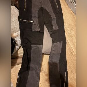 Off to the races stretch bootcut jeans - Black/Grey size 3 women’s Fashion nova